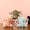 Charming Elephant Plush Toy Keychain Soft And Colorful Baby Shower Gift For Children