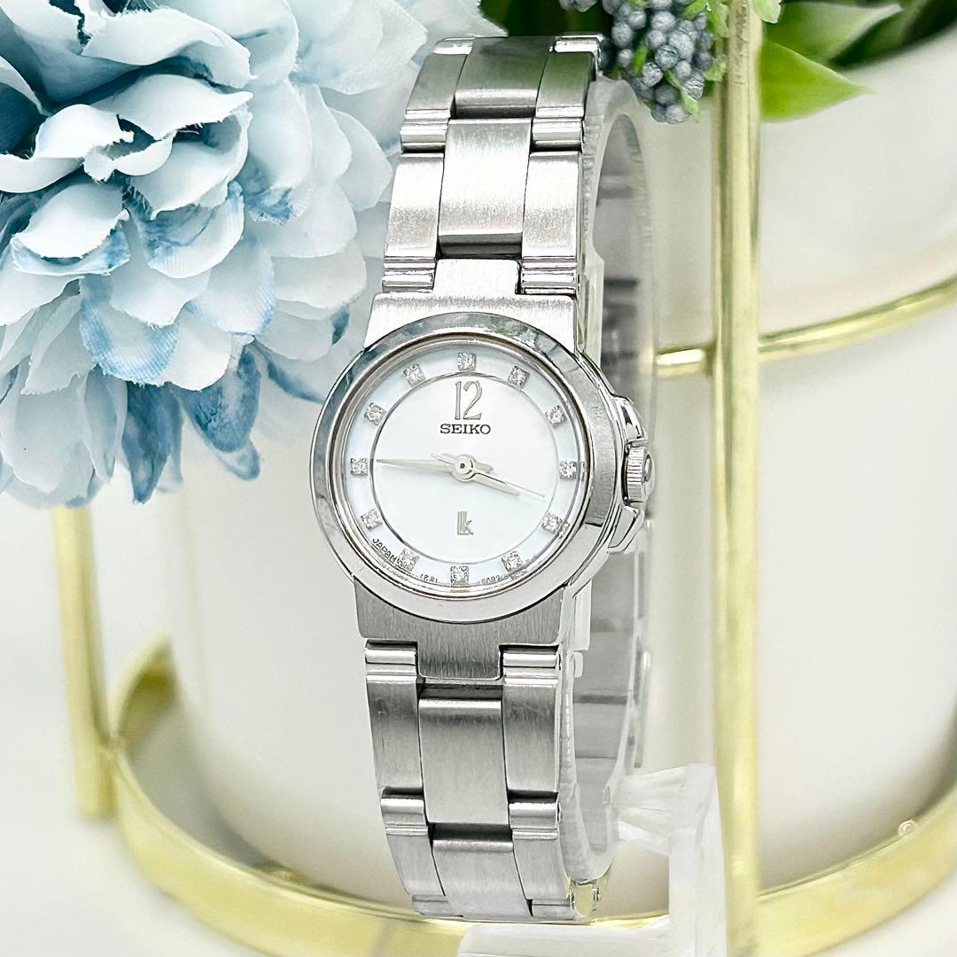 Used SEIKO lk Rukia 12P Diamond Limited Quartz Watch