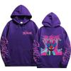 Stray Kids Evil Clown Drip Graphic Pullover Hoodie Background Joker‑Style Clown Face Drawstring Hood Oversized Unisex K‑Pop Streetwear Fan Merch
