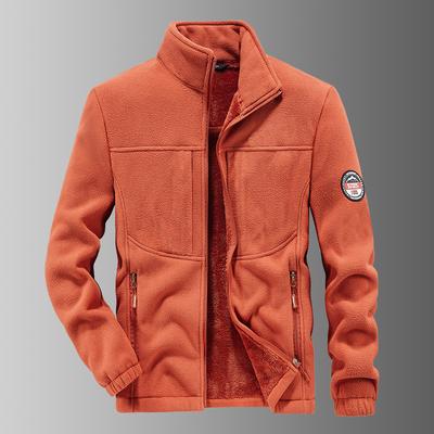 Veste chaude décontractée pour homme, coupe ample, épaisse, polaire