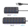 USB HUB 4/7 Ports USB3.0 Cable Splitter with Power Switch Out USB 2.0 Extend Adapter Data Transfer Dock Station
