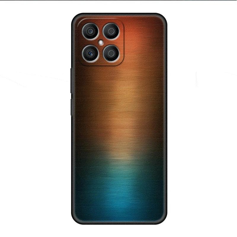 Dark Brushed Metal Texture Cool Print Case For Honor X8 X8a 90 X9a 8X 70 50 20 Magic5 Pro 9X P60 P50 Black Soft Phone Funda
