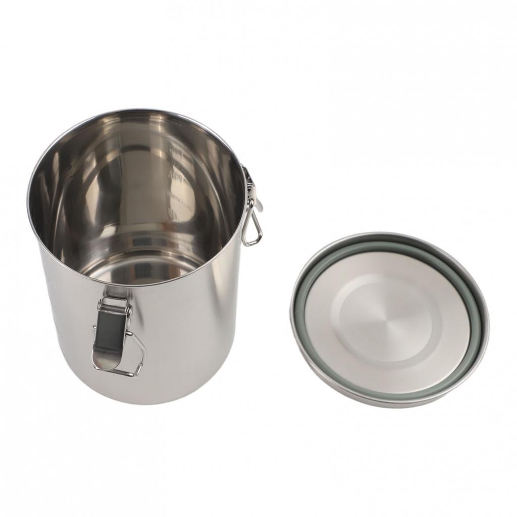 Rust Resistant Stainless Steel Food Storage Canister 520 1000 1600 2500ml
