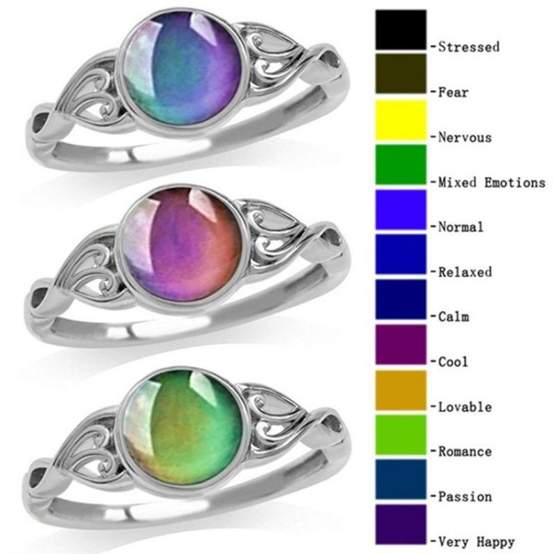Color Changing Temperature Sensitive Ring Durable Unisex Perfect for Outfits Show Your Style Ideal Gift for Everyone
