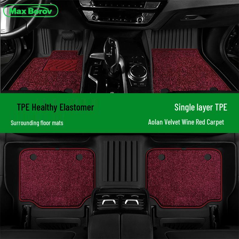 Car TPE Floor Mats for Hongqi Models: 25, H5, HS5, EQM5, HS3 PHEV, H6, HS7, H9