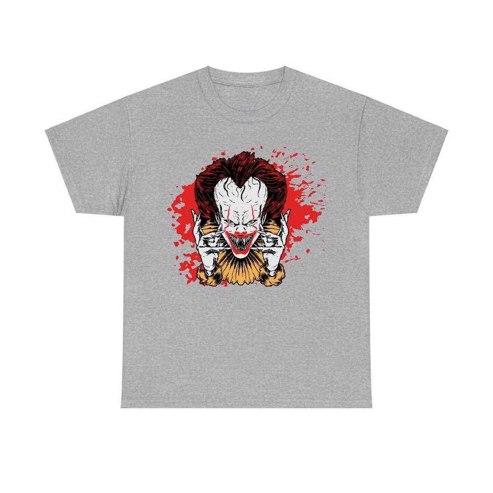 Pennywise Halloween T Shirt Scary Clown T Shirt Spooky Unisex Adults And Kids