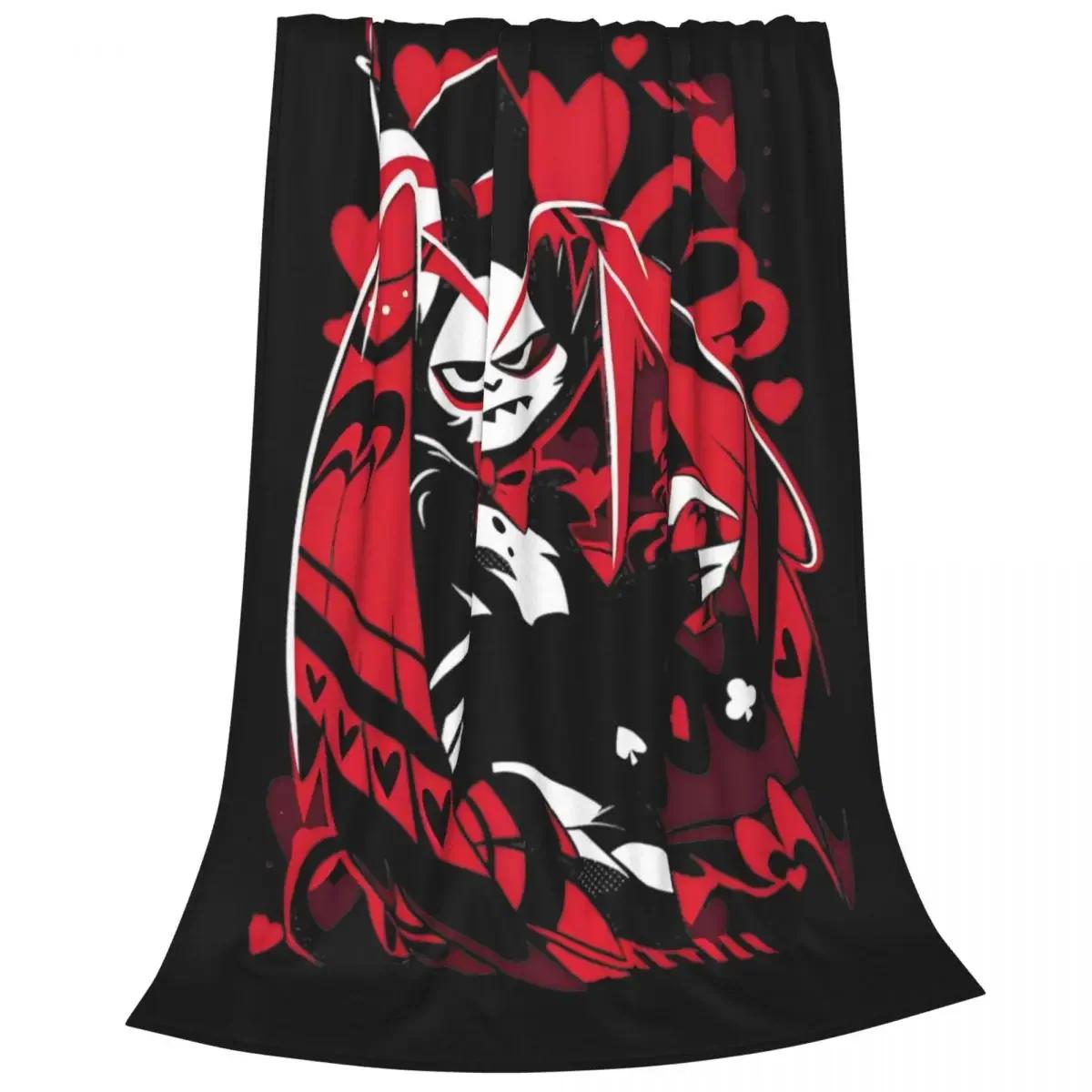 

Hazbins Hotels Хаск Пушистый Плед Потрясающие Пледы для Дома Отеля Дивана 125_100см Коврик Кусок# 75X95CM