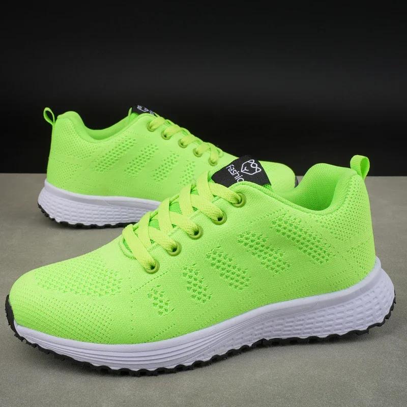 

Women s Casual Sports Shoes with Flat Bottom Lightweight Breathable Mesh Black Running Shoes Fast Shipping Tennis for Men 36