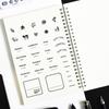 Labeling Words Clear Stamp Scrapbooking Decorative Silicone Stamper for Card Making, Photo Album Journal Decoration