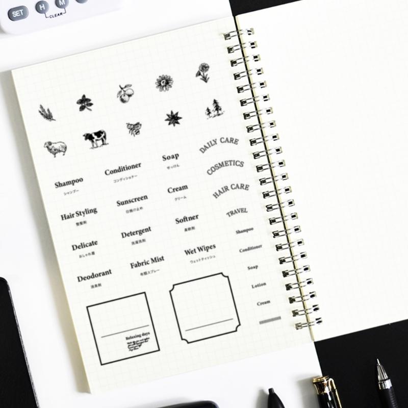 Labeling Words Clear Stamp Scrapbooking Decorative Silicone Stamper for Card Making, Photo Album Journal Decoration