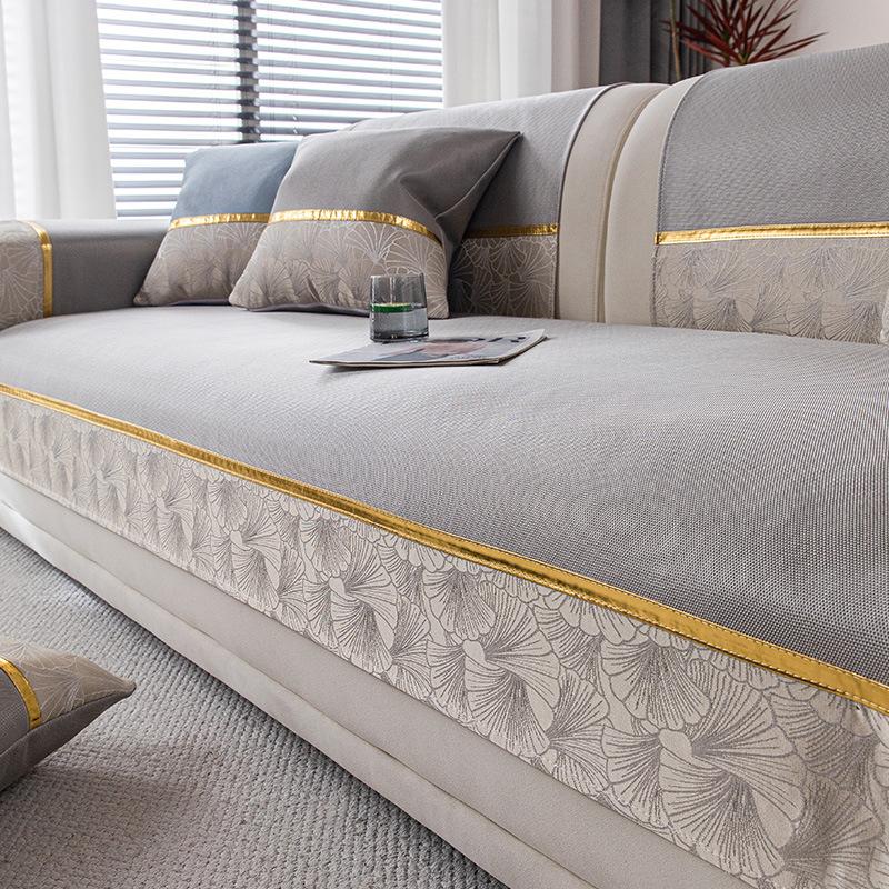 Summer Sofa Cushion Summer Ice Silk Non-slip Mat Cushion Modern Cool Sofa Cover Cover Cloth