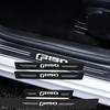 Car Trunk Bumper Sticker Door Sill Threshold Protector Pad For Ford F150   Carbon Fiber Door Pedal Anti-Scratch Cover