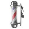 Barber Shop Pole Rotating Lighting Red White Blue Stripe Rotating Light Stripes Sign Hair Wall Hanging LED Downlights