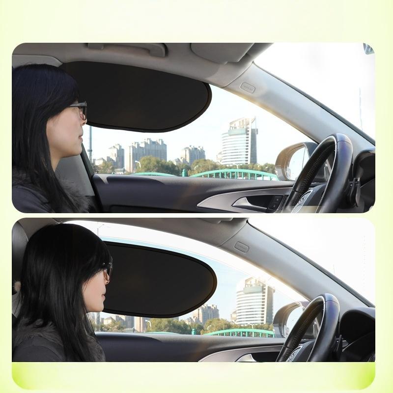 3 Stück Blendfreier UV-Blocker Neuer Elektrostatischer Sonnenschutz für Auto Seitenfenster Sonnenschutz Vorhänge Auto Innenzubehör