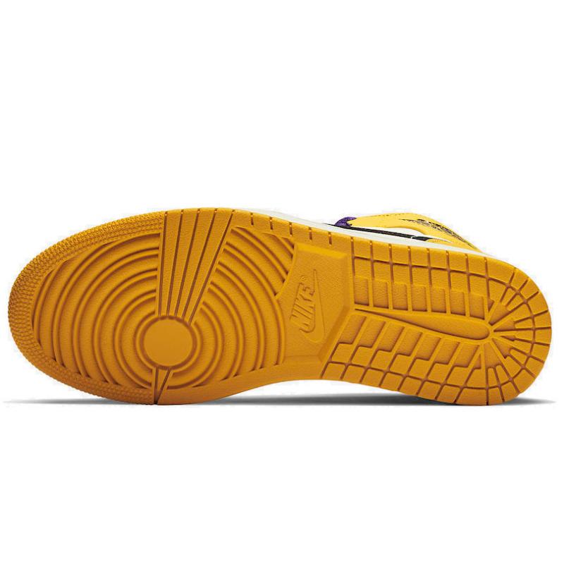 Air Jordan 1 Mid 'Lakers Gold' Jordan 852542-700