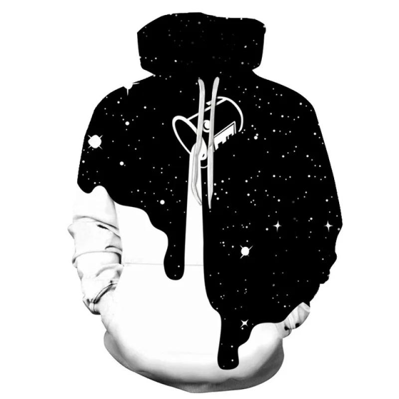 Newest Rainbow Graffiti 3D Printed Man Women Fashion Y2K Hoodie Oversized Streetwear Pullovers Hooded Sweatshirts