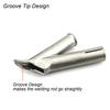 Speed Welding Nozzle Hot Air Gun Plastic Welder Tips Attachments for Heating Torch PP PE ABS PVC Floor Tank Bumper Quick Repair