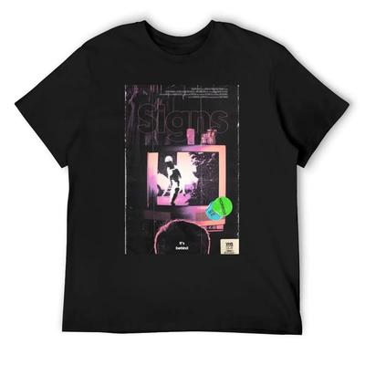 Signs Movie Poster T-Shirt Quick Drying Korean Fashion Mens T Shirt