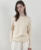 WEDNESDAYOASISFORWOMEN Color Round Long Sleeve T-Shirt_Lemon(Wb6Tp47)