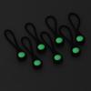 Zip Puller TPU+Polyester 10PCS Backpack Zip Puller Glow In The Dark