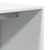 Wardrobe White 80 X 50 X 200 Cm Engineered Wood