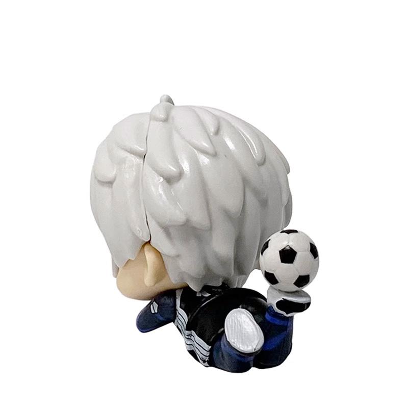 10cm Blue Lock Anime Figure Q Version Nagi Seishirou Action Figure Kawaii Isagi Yoichi Figurine PVC Collection Model Doll Toys