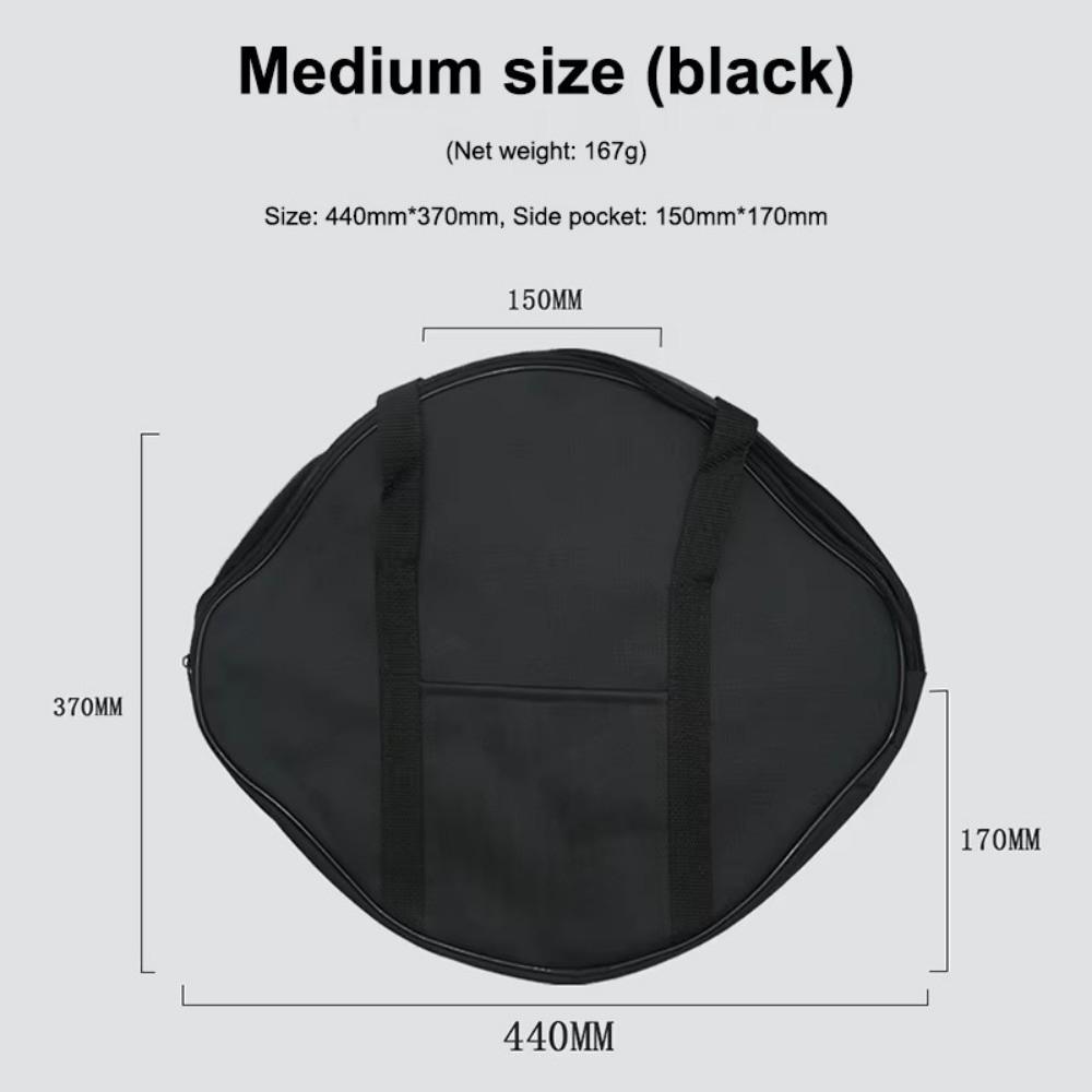Outdoor 600D Oxford Baking Pan Storage Bag Waterproof Wear-Resistant Grill Pan Storage Pouch Skillet Bag For Kitchen