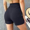 Damen Farbige V-Taillen-Schmal geschnittene Modische Vielseitige Lässige Trend-Shorts Mit Hüftabdeckung