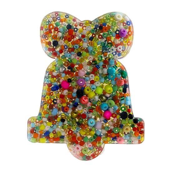 Handheld Fidget Toy Christmas Skin Picking Toy, Silicone Picky Pad for Dermatillomania Stress Relief Sensory Tools & Pickers, Portable Toys
