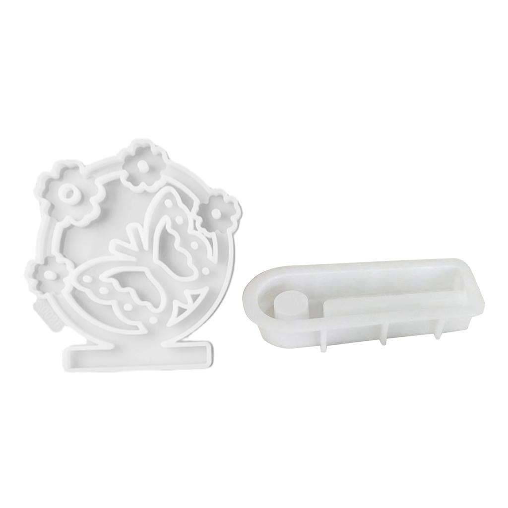 Easter Butterfly Candle Holder Molds with Base for DIY Craft Making Candle Holder Easter Decorations Gypsum Ornaments