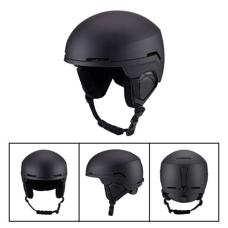 Entegre Gözlük Kayışlı Unisex Kayak Kask Kılıfı Yetişkinler Çocuklar Kış Outdoor Sporları Yarım