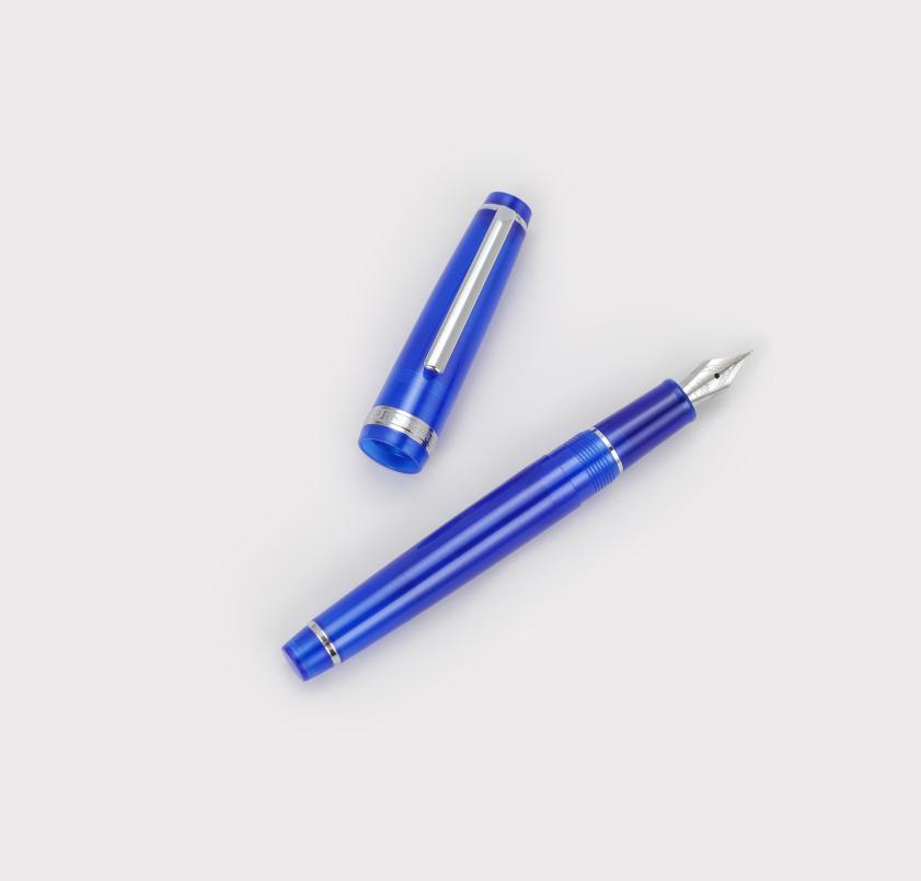 Jinhao 82 DIY Transparency Fountain Pen Acrylic Ink Spin Golden EF/F Nib Elegante Business Office School Supplies Writing Pen