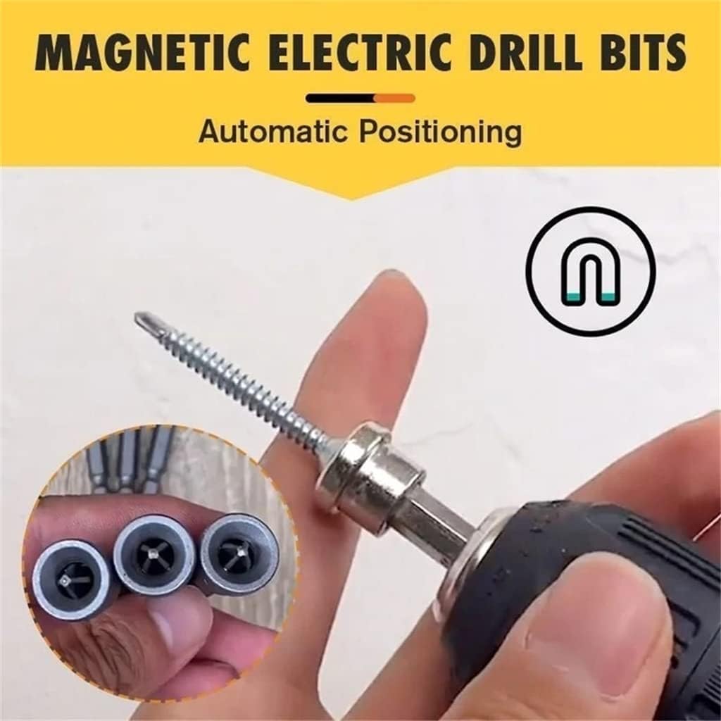 5/10pcs 25/50mm Drywall Screwdriver Bits Short Depth Stop Plasterboard 6.35mm Shank Stop Screws Woodworking Gypsum Board Locator