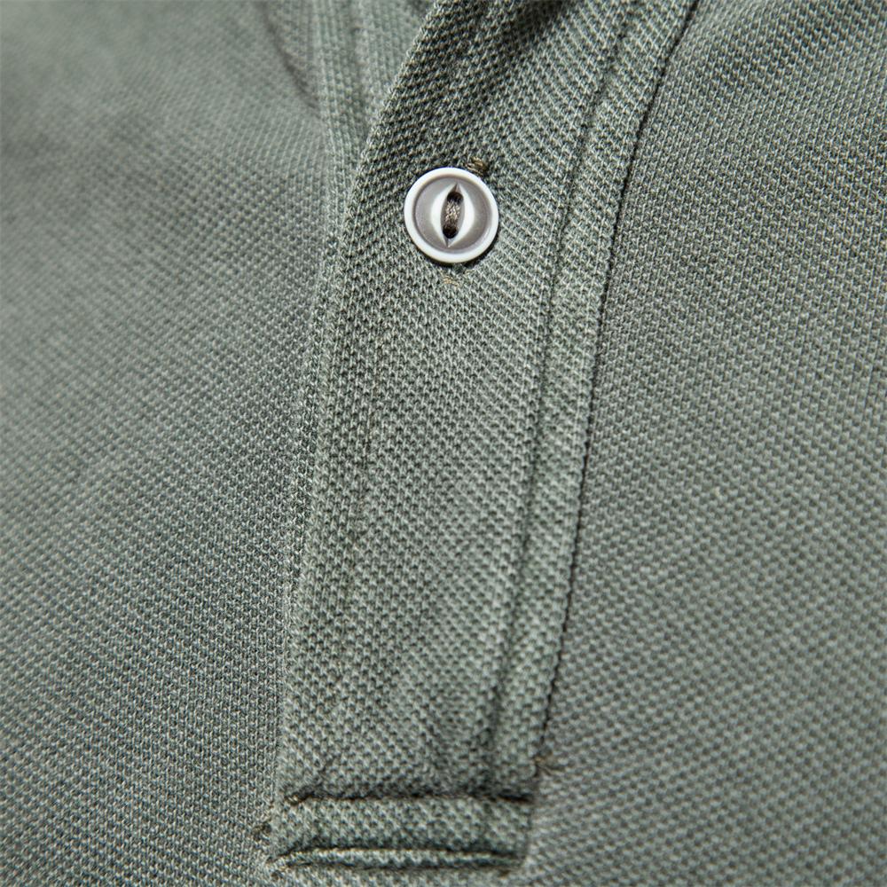 AIOPEON Bavlna Jednobarevné Pánské polokošile Ležérní Krátký rukáv Turndown Pánské košile Móda Streetwear Polos pro muže Muži Oblečení