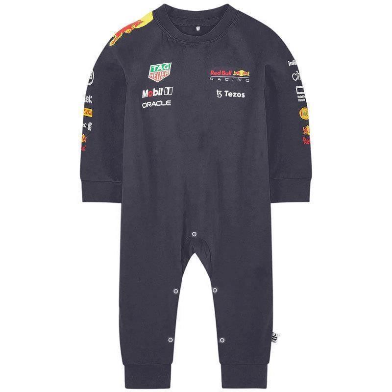 F1 Racing Enthusiast Children Crawling Costume Jumpsuit For Toddlers 1 To 3 Years