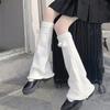 Plush Balls Leg Warmers Women Bowknot Lolita Leg Warmer Trendy Knitted Leg Covers  Girls