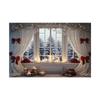 Indoor Window Sill Winter Snow Scene Children Shooting Background Cloth Background Wall Decoration Photo Cloth