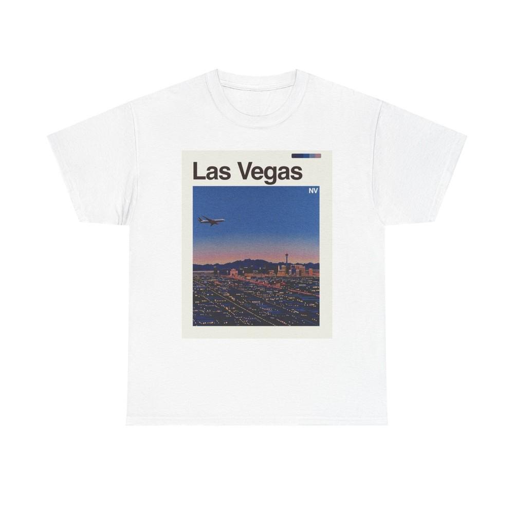 Las Vegas Skyline Graphic T Shirt Cotton Tee Apparel New  Unisex T-Shirt XL