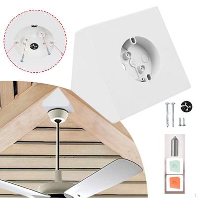 Ceiling Fan Box Mounting Bracket Support Supplies 80° or Up Adjustable Stable