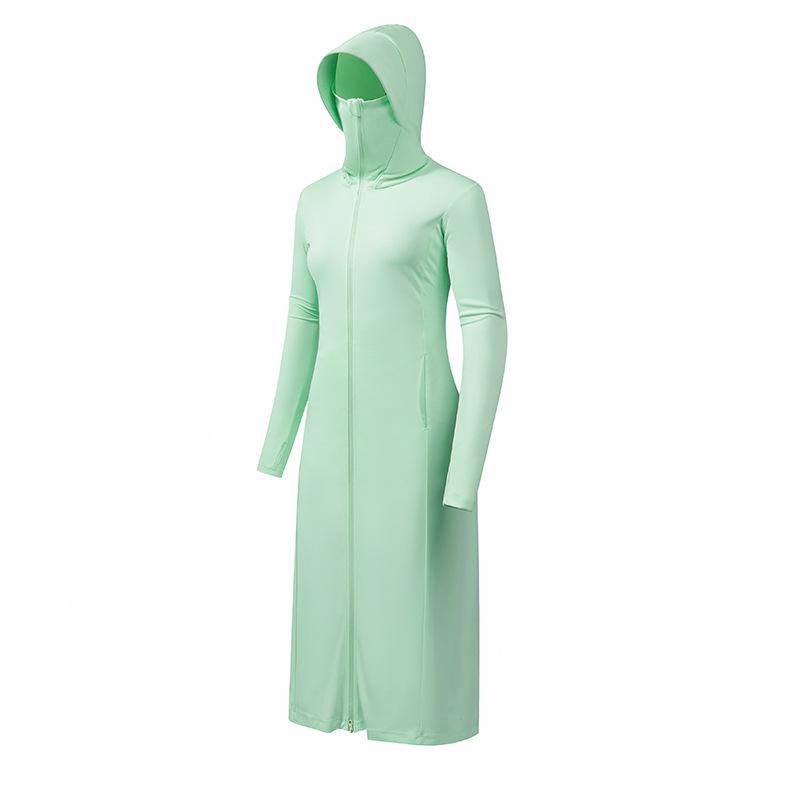 Women's Summer Ice Silk Full-Body UV Protection Cycling Jacket