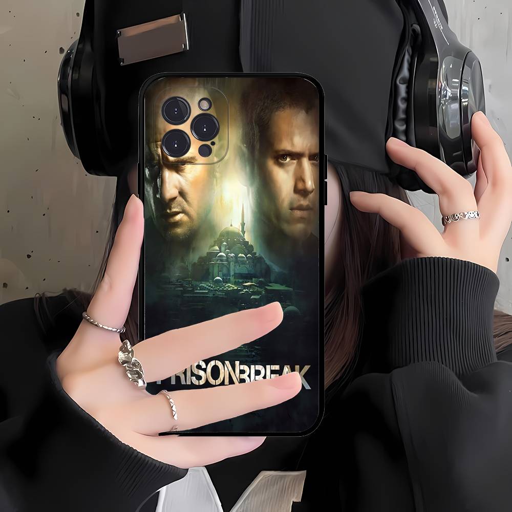 Film P-Prison Breaks Telefoonhoesje Voor IPhone 16 15 14 11 12 13 Mini Pro XS Max Cover 6 7 8 Plus X Funda Shell