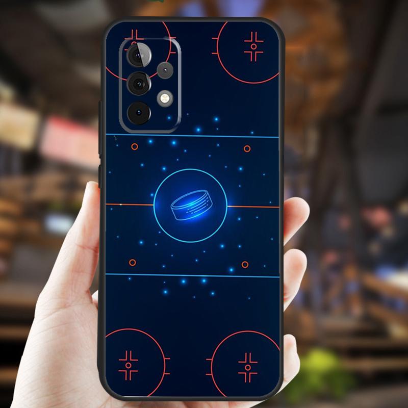 Ice Hockey Rink Case For Samsung Galaxy A05 A06 A22 A53 A33 A26 A16 A56 A36 A32 A52 A54 A34 A14 A55 A15 A35