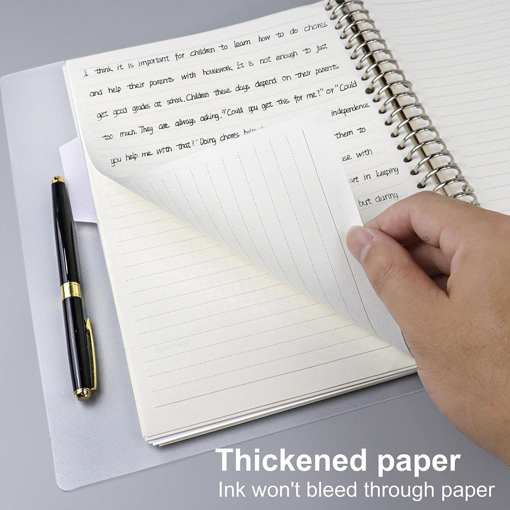 A4/B5/A5 Loseblatt-Nachfüllordner, Notizbuch, blanko/Linie/Gitter/Cornell, austauschbarer Metallring, Büro- und Schulbedarf, Schreibwaren