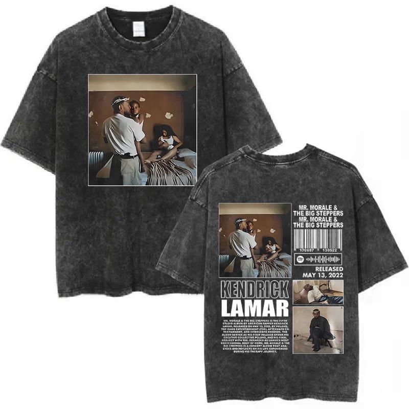 Rapper Kendrick Lamar To Pimp A Butterfly Grafik T-Shirt Herren Hip Hop Streetwear T-Shirts Unisex Baumwolle Oversized T-Shirts