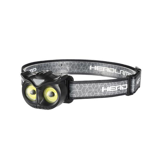 Owl Shape LED Headlamp Type-C Fast Charging Flashlight Head Torch Detachable Lightweight Headlight Outdoor Camping Head Lamp