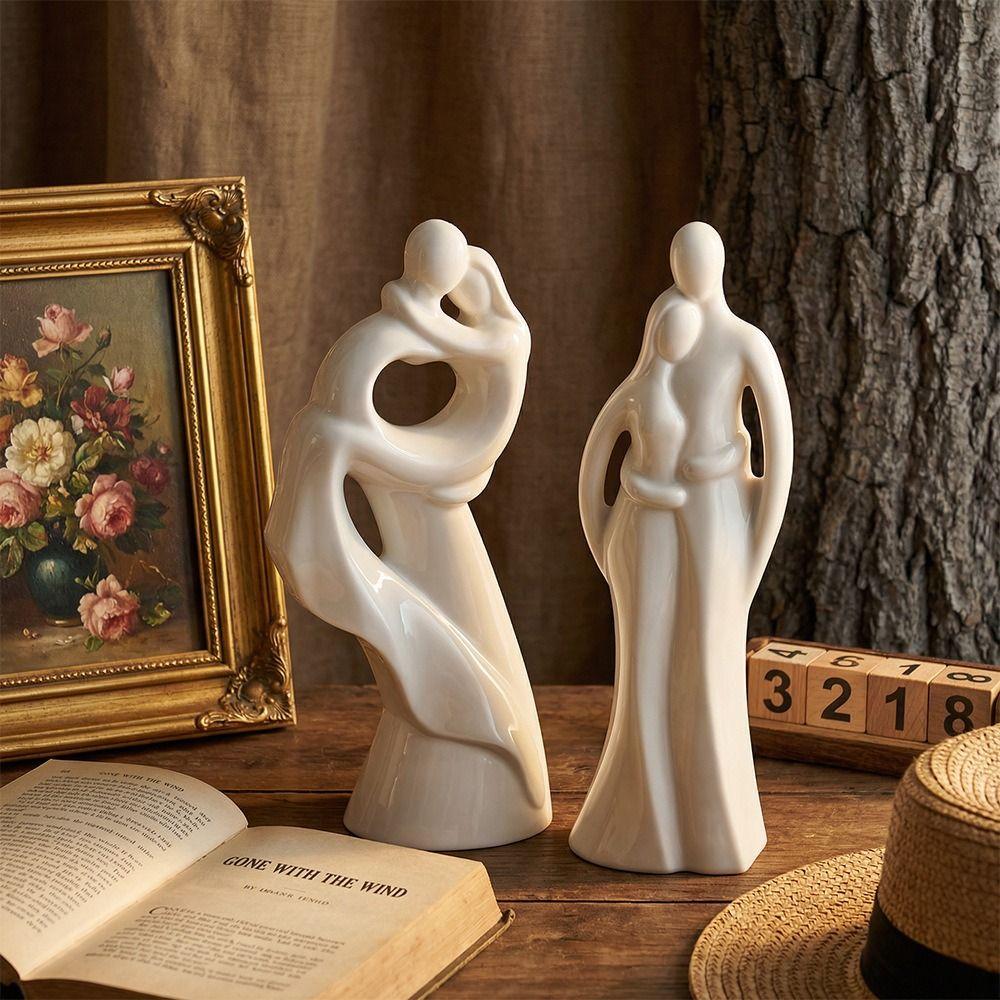 DIY Abstract Couple Silicone Molds Handmade Nonstick Plaster Cement Epoxy Resin Mold Reusable Ornaments Soap Mould