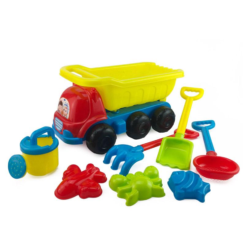 Beach Toy Trolley Set Baby Indoor Seaside Playing Sand Digging Sand Playing Water Playing Snow Shovel Set
