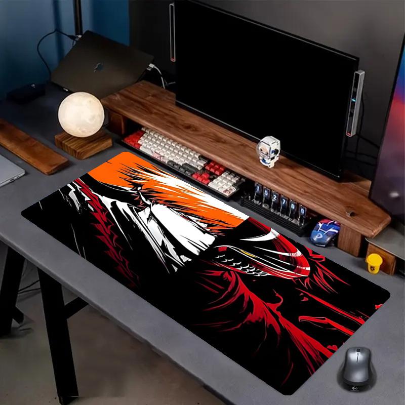 BLEACH Print Mouse Pad, Anti‑Slip Desktop keyboard Mat, for PC Laptop Gaming Working Daily Use, Cool Festival Surprise Gift