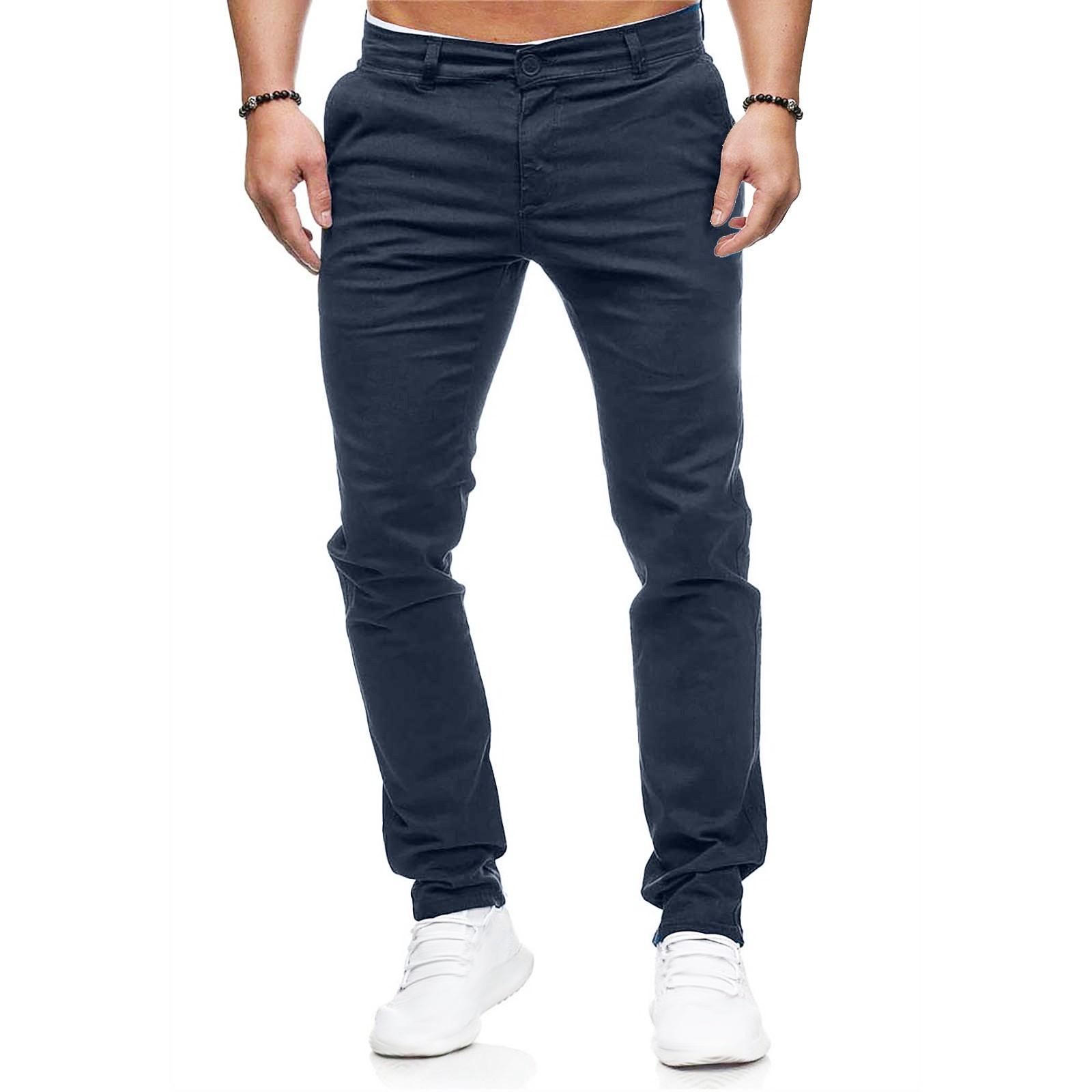 

Мужские спортивные повседневные брюки для бега, легкие походные рабочие брюки, уличные брюки L тёмно-синий