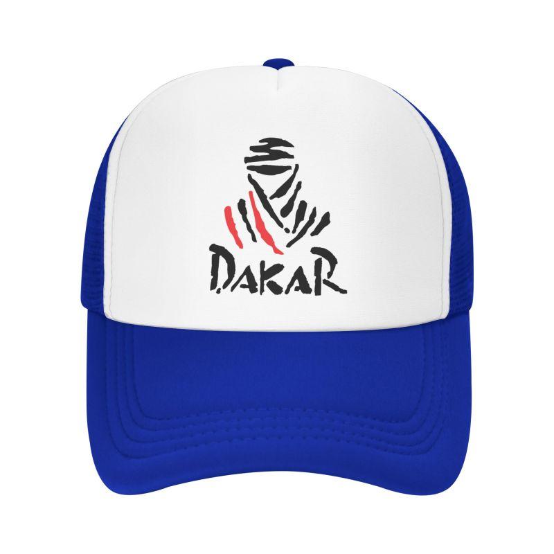 Dakar Rally Print Mesh Baseball Cap Unisex Adjustable Snapback Caps Summer Breathable Sun Visor Hat Trucker Hats